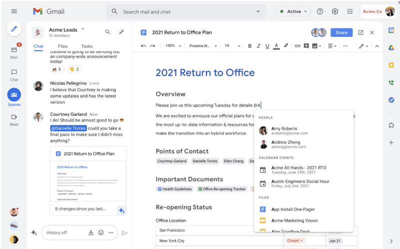 Google Workspace Emphasizes How Work Gets Done, Not Where